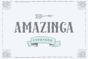 Amazinga: A Victorian Display Serif Font for Marketers