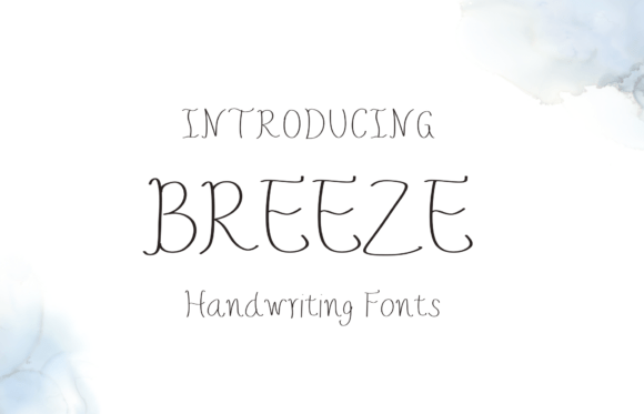 Breeze: The Delicate Handwriting Font for Crafters & Makers
