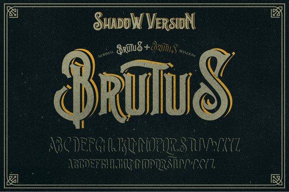 Brutus: A Display Font with Victorian Soul and Modern Editorial Edge