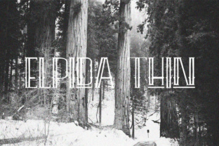 Elpida Thin: An Elegant Display Font for Editorial Design