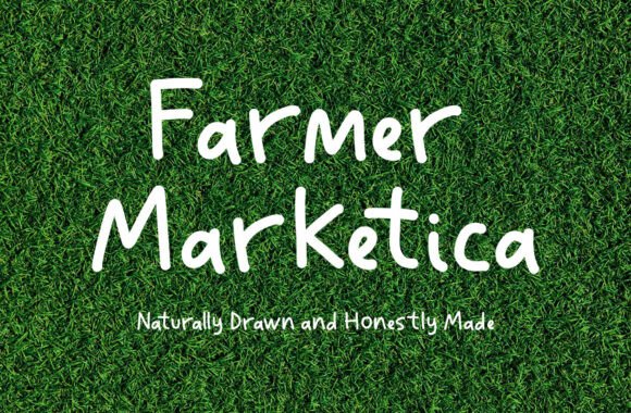 Farmer Marketica: A Hand-Drawn Typeface for Makers