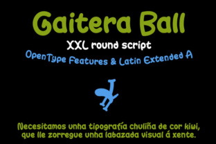 Gaitera Ball: A Friendly Handwritten Font for Warm Branding Projects