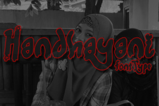 Handhayani: A Modern Display Font for Web Designers