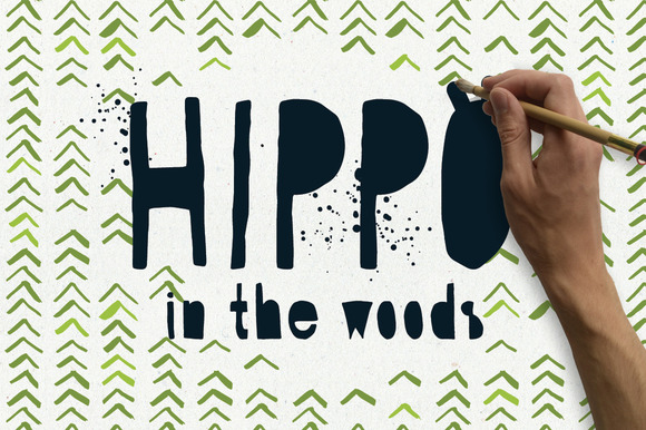 Hippo Font: A Creative Typeface for Small Business Branding