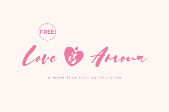 Love is Amour Typeface: Elevate Your Small Business Branding