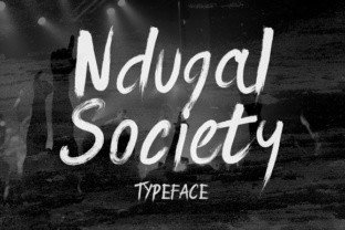 Ndugal Society: A Display Font for Memorable Branding