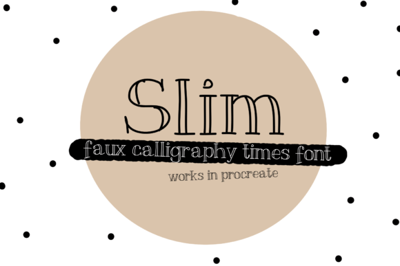 Slim Font Review: A Light Outlined Serif for Airy Branding