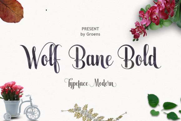 Wolfs Bane Bold: A Brush Script Typeface for Editorial Design
