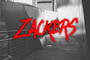 Zackers: A Display Font With Unapologetic Character